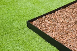 OUTSIDE LIVING Bordure de jardin en métal noir Nature - 264 x 10,2 cm