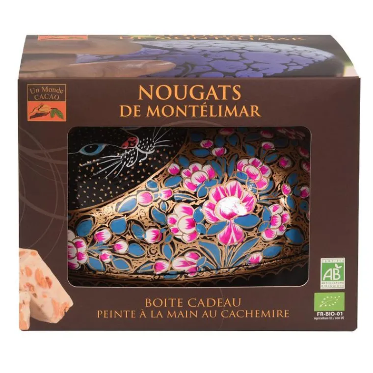 Clearance UN MONDE CACAO Boîte chat de nougats Taloma - 80 g