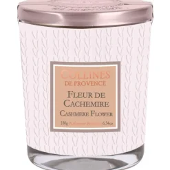New COLLINES DE PROVENCE Bougie parfumée Couture senteur fleur de cachemire 180 g