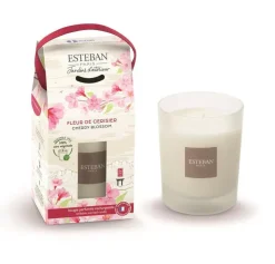 ESTEBAN PARIS Bougie parfumée Esteban Estivale senteur Fleur de cerisier - 180 g