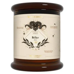 MY JOLIE CANDLE Bougie parfumée vétiver, pomelo, bois de cèdre Astrale bélier - 300 g