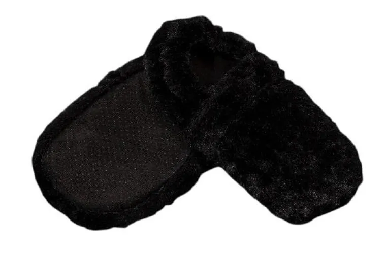 ARTISAN DU BIEN-ÊTRE Bouillotte chausson coloris noir en grains de blé et fleurs de lavande L'Artisan du bien-être - Taille unique