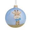 Clearance KAEMINGK Boule en verre girafe Mon premier Noël - Ø 10 cm