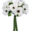 RIVIERA Bouquet anémones artificielles 9 tiges H40 cm