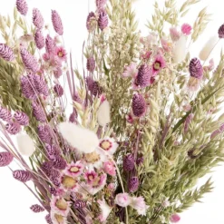 Clearance NATURALYS Bouquet coloris multicolore en fleurs séchées - Ø 25 cm