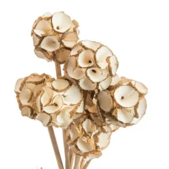 Discount Bouquet de 8 fleurs artifcielles crêpe coloris blanc - Ø 4 cm