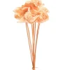 New Bouquet de 8 roses artificielles bombay coloris orange -  Ø 8 cm x 40 cm