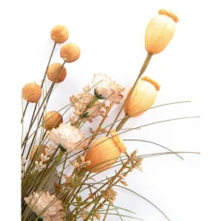 Online Bouquet de fleurs sèches artificielles coloris assortis H 60 x Ø 14 cm