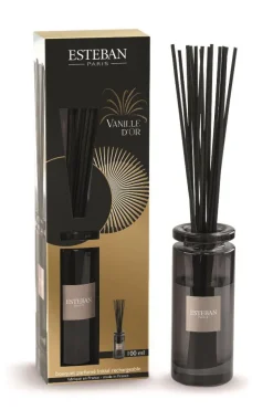 Best ESTEBAN PARIS Bouquet parfumé initial et recharge Esteban collection Vanille d'or – 100 ml