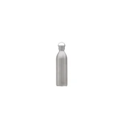 Outlet QWETCH Bouteille isotherme coloris gris en inox - 1 L