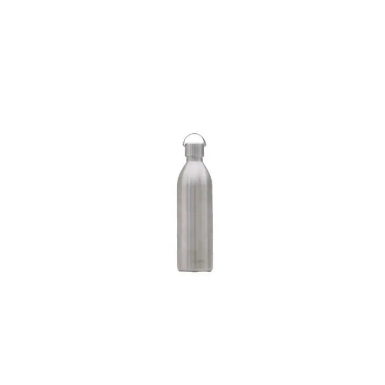 Outlet QWETCH Bouteille isotherme coloris gris en inox - 1 L