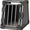 New TRIXIE Box de transport pour chien en aluminium coloris gris graphite - 48 x 56 x 61 cm