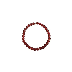 Discount CRISTAL THERAPIE&NBSP; Bracelet agate cornaline unie 4mm