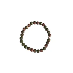 Best CRISTAL THERAPIE&NBSP; Bracelet unakite vert 8mm