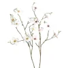 New Branche artificielle de cornouiller coloris rose - 75 cm