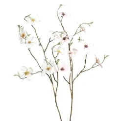 New Branche artificielle de cornouiller coloris rose - 75 cm