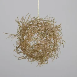 Sale Branche décorative forme boule or - Ø 27 cm