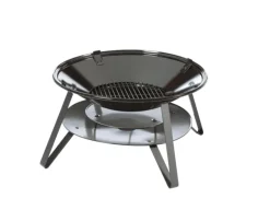 SOMAGIC Braséro noir en acier émaillé - Ø 83,5 x 56,3 cm