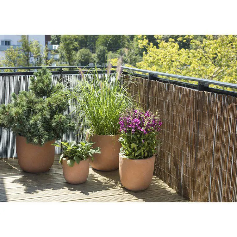 Hot BOTANIC® Brise vue en osier chinois 300 x 100 cm