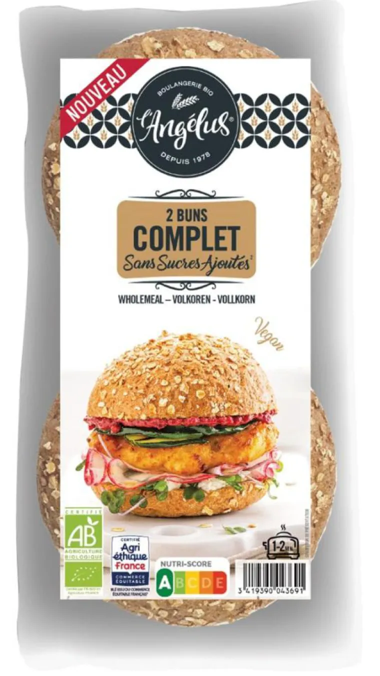 Clearance L'ANGELUS Buns complets L'Angélus - 2 x 75 g