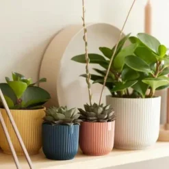 Hot ELHO Cache pot blanc soie Vibes fold mini - Ø 11 cm