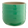 Online Cache-pot Aceno coloris vert en céramique - Ø 13,3 cm x 11,8 cm