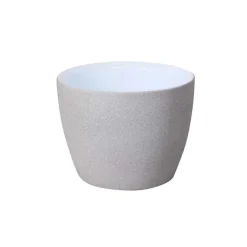 Cache-pot coloris gris Greige - Ø 18 cm
