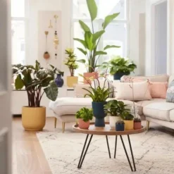 Outlet ELHO Cache-pot Vibes fold bleu foncé - Ø 16 cm