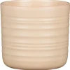 Sale DEROMA Cache-pot en céramique beige Scheurich 850 Dry reed - Ø 14 cm