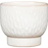 DEROMA Cache-pot en céramique blanc Scheurich 931 Opale - Ø 18 cm