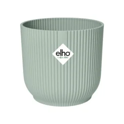 Outlet ELHO Cache-pot en plastique recyclé vert sorbet Vibes fold rond mini - Ø 11 cm