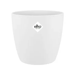 New ELHO Cache-pot en polypropylène Brussels rond blanc - Ø 20 cm