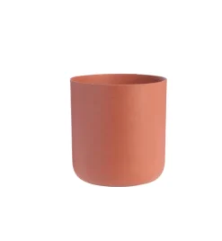 Discount Cache-pot en zinc coloris Terracotta Jasta – Ø 18 x H 18 cm