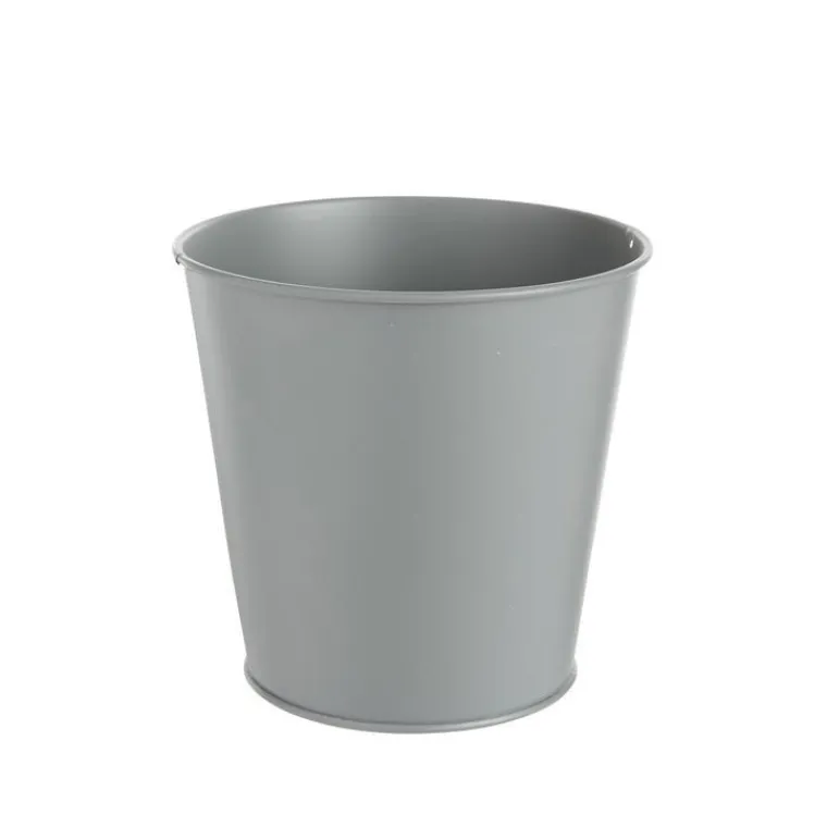 Sale Cache-pot seau coloris gris en zinc - Ø 10,5 cm