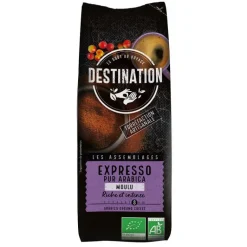 DESTINATION Café expresso 100% arabica bio mf 350g