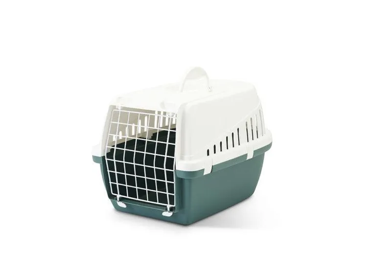 New SAVIC Cage de transport pour chien coloris vert nordique Trotter 1 - 49 x 33 x 30 cm