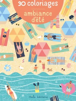 Clearance MILA ÉDITIONS Cahier de coloriage "30 coloriages : ambiance d'été" Éditions Mila