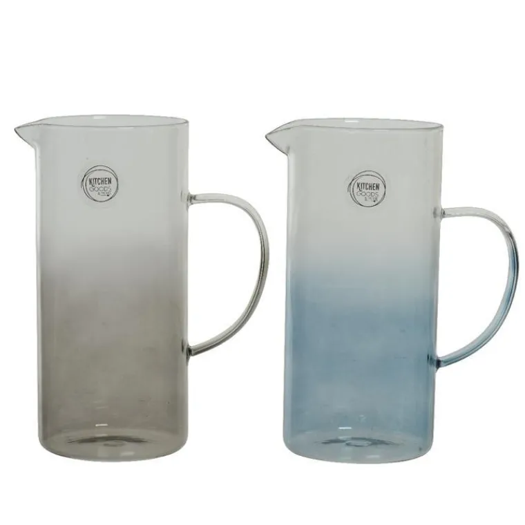 Best KAEMINGK Carafe coloris bleu en verre - 10 x 15 x 22 cm