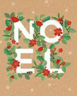 Best PICTURA Carte double de Noël Kraft work – 12 x 15 cm