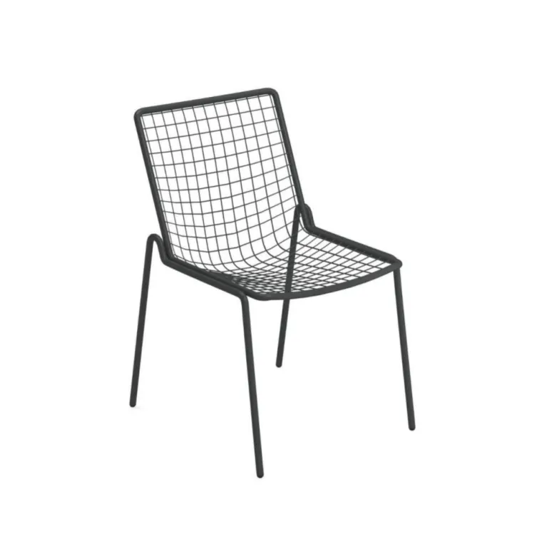 Best EMU Chaise coloris orange en acier Rio R50 - 53,5 x 61,5 x 83,5 cm