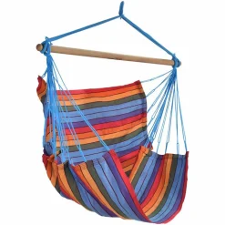 JOBEK Chaise hamac coloris multicolore certifié FSC® Hamac TranKil - 140 x 110 cm