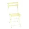 New FERMOB Chaise pliante Bistro jaune citron 38 x 40 x 82 cm