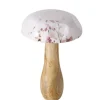 Discount BOLTZE Champignon décoratif Bernada coloris marron en bois de manguier - Ø 10 cm