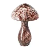 Sale BOLTZE Champignon décoratif coloris marron en verre - Ø 12 cm