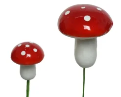 Discount KAEMINGK Champignon rouge à pois blancs en mousse - Ø 3 x H 4 cm