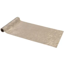 Clearance Chemin de table en tissu or métal Alliage - 28 x 300 cm