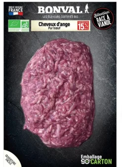 Clearance BONVAL Cheveux d’ange pur bœuf sous vide 15% MG - 350 g