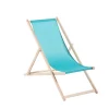 Sale NP CRÉATION Chilienne agrafée coloris bleu en coton Jardin privé - 127 x 56 x 3,5 cm