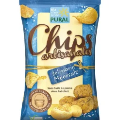 Best PURAL Chips artisanales au sel marin – 125 gr