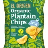 Online EL ORIGEN Chips banane plantain au sel bio - 80 g
